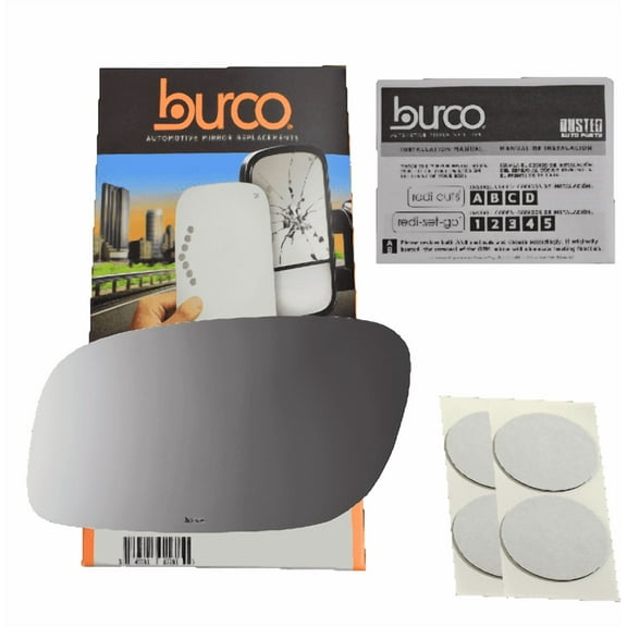 Fits 98-11 Town Car Left Driver Mirror Glass Lens For Auto Dim Type Only