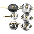thumbnail image 1 of Kitchen Cookware Pots, 12 Pieces Kitchen Pots Pot Lids Versatile Stainless Steel  for Restaurant, 1 of 7