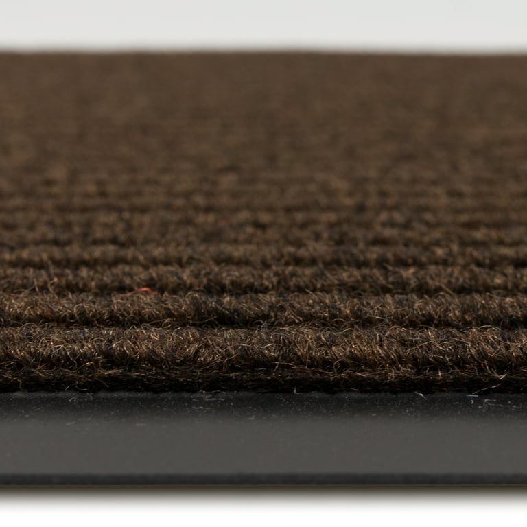 Mainstays Dura Vinyl Outdoor Doormat, Mocha, 18 x 30 