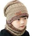 thumbnail image 2 of TureClos Children Boys Winter Knit Cap Beanie Hat Fleece Lined Hat for Toddler Boy Girls Children, 2 of 7