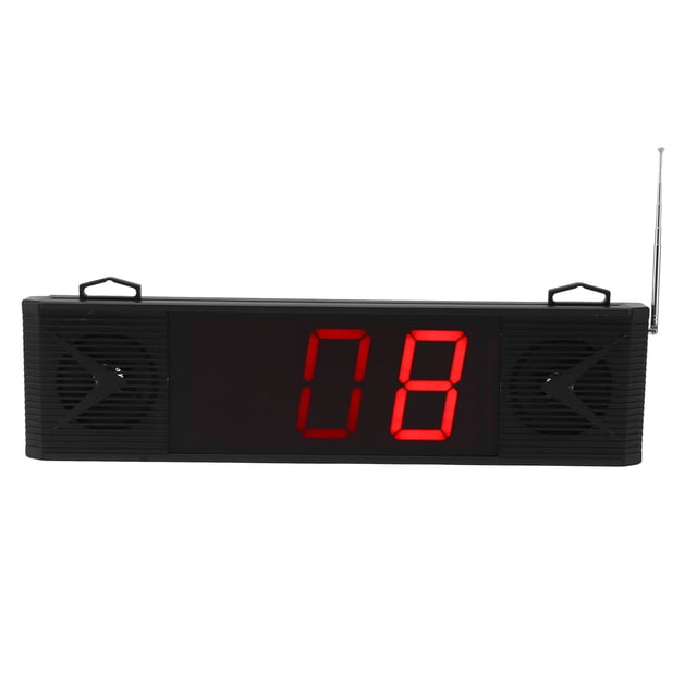 Queue Calling System Loud Speaker Screen Display 3 Digits Easy Operation Take A Number System Clear Display