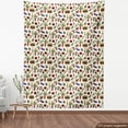 thumbnail image 4 of Ambesonne Food Art Fabric by the Yard Upholstery, Hamburger and Vegetables, 10 Yards, Beige and Multicolor, 4 of 5