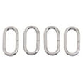thumbnail image 2 of kusrkot 5X 4 Piece Stainless Steel Rings Nylon Watch Band Strap Belt Buckle 24mm, 2 of 9