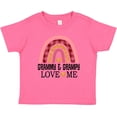 thumbnail image 3 of Inktastic Grammy and Grampy Love Me Grandchild Rainbow Girls Baby T-Shirt, 3 of 5