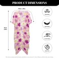 thumbnail image 6 of HELLHERO High Quality Fabrics Women's Swimsuit Coverups for Beach Long Free Size Women's Kimono Swimsuit Coverups Plumeria Print, 6 of 6