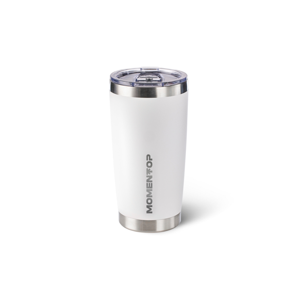 MOMENTOP Tumblers for Drinks and Cocktails. White 20 oz