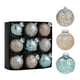 thumbnail image 1 of 9 Adornos Navideños de Bolas Brillantes, Irrompibles, de 8 cm, para Decoración Colgante Navideña, Ideales para Fiestas, Bodas y Reuniones Familiares. Azul plateado, 1 of 7