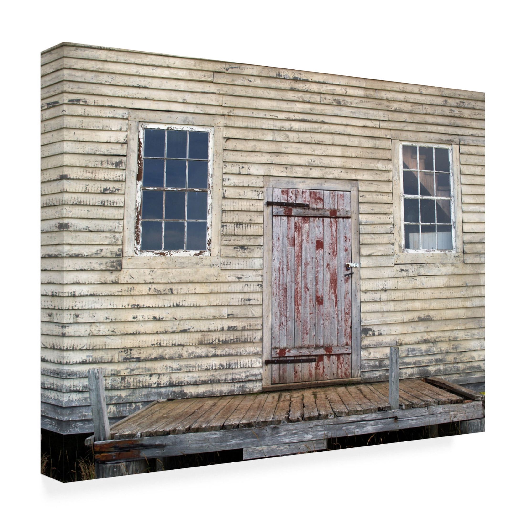Canvas Wall Art - Clive Branson 'Barn 2' Wall Art for Living Room, Bedroom, or Office Décor by Trademark Fine Art - 32 x 24 Inches