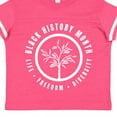 thumbnail image 4 of Inktastic Life Freedom Diversity Black History Month Badge with Tree Boys or Girls Toddler T-Shirt, 4 of 5