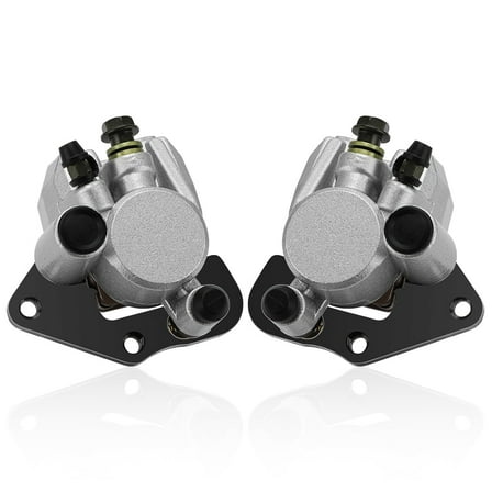 MATI Front Left Right Brake Calipers W/Pads for Kawasaki Prairie 360 300 400 KVF300 KVF360 KVF400 97-13