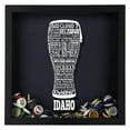 thumbnail image 4 of Torched Idaho Drink Beer Cap Shadow Box Wall Mount Decor 14"x14"x5" Black, 4 of 8