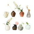 thumbnail image 3 of 14/12/10/9/8/6/4/3/2/1 Pieces Mini Vase Magnets Mini Ceramic Vase Refrigerator Magnets 3D Plant Magnets for Refrigerator Kitchen Locker office Decoration, 3 of 9