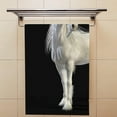 thumbnail image 4 of Coolnut Fingertip Hand Towels, Set of 2 Pcs Mythical White Unicorn Posing Absorbent Face Bath Towels for Bathroom Kitchen, 30"x15", 4 of 6