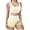 【Ombre】Yellow, variant on qucoqpe Women's Winter Fuzzy 2 Piece Outfits Fleece Warm Crop Tops Shorts Set Pajamas Loungewear