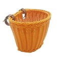 thumbnail image 4 of koolsoo Kids Bike Basket Front Handlebar Basket Handwoven Multi Purpose Fits Most Bikes Orange, 4 of 8