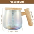thumbnail image 3 of Coffee Mug Self Stirring Coffee Mug 13.5oz Auto Mixing Cup for Coffee Milk Transparent, 3 of 7