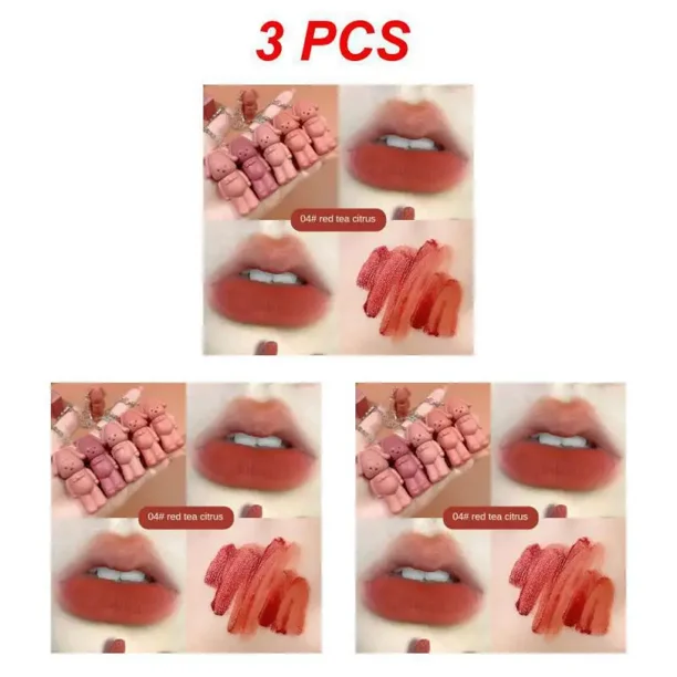 Heallor-Juego de maquillaje de 1 a 4 piezas para mujer, resistentes al agua y al sudor productos de belleza, no tocar tazas, lápiz labial, cosméticos
