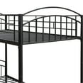 thumbnail image 7 of Twin Over Metal Bunk Bed, Black, With Practical Sleeping Arrangement Black Quality Tested Frame, 7 of 7