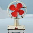 thumbnail image 2 of Flmtop Science Fan Kit No Burr Hand-on Ability Eco-friendly DIY Fan Model Toy for Kids, 2 of 10