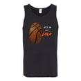 thumbnail image 2 of Wild Bobby, Basketball Fingerprint It's In My DNA, Sports, Men Graphic Tank Top, Black, Small, 2 of 5