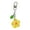 Yellow, variant on Cute Cartoon Egg Flower Keychain Lightweight Acrylic Summer Style Bag Charm For Women Girls Kids Sturdy Decorative Accessory