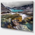 thumbnail image 2 of Mountain Creek Fluide dans le Lac - Grande Impression sur Toile, 2 of 4