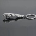 thumbnail image 1 of Fashion Men Car Auto Logo Jaguar Keychain Stylish Alloy Leopard Key Chain Silver Animal Sport Key Rings For Gift 2pcs, 1 of 4