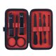 thumbnail image 1 of FELTECHELECTR Juego de 7 tijeras de acero inoxidable para uñas, kit de manicura duradero, cortaúñas portátil, recortador para hombre y mujer., 1 of 6