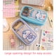 thumbnail image 3 of Estuche para lápices Kawaii, lindo estuche portátil para lápices para niñas, estuche transparente de gran capacidad, útiles escolares para niñas adolescentes, 3 of 12