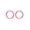 Pink, variant on Seamless Segment Ring 2pc Hoop Rings Septum Nose Lip Helix Nipple Daith 16G 10mm