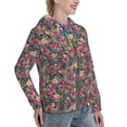 thumbnail image 6 of Lsque Rose Mix Leopard Pattern Casual Women's Hoodie,Hooded Sweatshirt with Kangaroo Pocket,Pullover Hoodie with Eye-catching Drawstrings-Small, 6 of 7