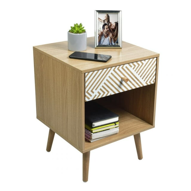 Buro con Cajon y Entrepaño Beige TOPLIVING MOON