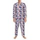 thumbnail image 3 of Balery record rock music Skull Pijama para Hombre de Dos Piezas con Manga Larga, Conjunto de Dormir y Descanso Suave con Bolsillos-Medium, 3 of 7