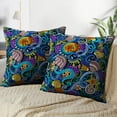 thumbnail image 3 of LALILO Throw Pillow Covers Cartoon Doodles Water Life Theme Cushion Cover 18" x 18", 120 Pack, 3 of 6