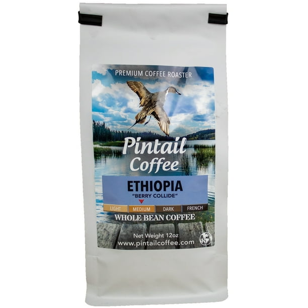 Pintail Coffee Ethiopian "Berry Collide" Bagged Whole Bean Coffee