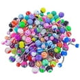 thumbnail image 3 of Yesbay 120 Pcs Colorful Sexy Belly Bars Body Piercing Button Ring Navel Barbell Jewerly,Navel Ring, 3 of 6