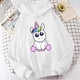 thumbnail image 2 of Nueva sudadera con capucha de manga larga con estampado de unicornio para hombre y mujer, cómoda y holgada, deportiva, 2 of 5