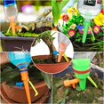 thumbnail image 5 of Kit de riego por goteo, aspersores automáticos para plantas con válvulas que regulan el sistema de riego por goteo, dispositivos controlables, para jardín interior (24 piezas) Rojo Verde, 5 of 5