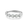 thumbnail image 3 of Messika Alliance Joy Demi-Tour Diamond Ring 18K White Gold Size 52 US 6, 3 of 5
