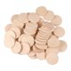 thumbnail image 3 of 50 discos redondos de madera de 40 mm, herramientas de aprendizaje para pintar, dibujar y manualidades, accesorios de enseñanza de matemáticas para niños y niñas., 3 of 7