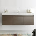 thumbnail image 3 of Fresca Fcb8041-I Mezzo 59" Wall Mounted Single Basin Vanity Set - MultiColor, 3 of 5