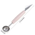 thumbnail image 3 of Foqnuq Stainless Steel Fruit & Watermelon Cutter, Ice Cream Round Spoon, Multi-Purpose Kitchen Tool for Family Parties and Fruit Servings, 3 of 5