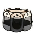 thumbnail image 1 of 1pc Foldable Octagonal Pet Fence Kennel - Portable And Spacious Playpen For, 1 of 5