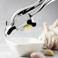 thumbnail image 4 of unbranded Prensa De Ajo Manual De Acero Inoxidable Para Cocina Con Mango Y Fácil Limpieza, 4 of 6