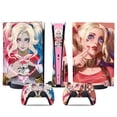 thumbnail image 1 of PS5 optical drive version sticker, cool PS5 skin, controller handle,for PS5 console and controller,DC cartoon,Halle4, 1 of 5