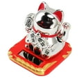 thumbnail image 3 of Solar Energy Waving Cat, Fun Waving Arm Fortune Cat Statue Light Sensing Environmentally Friendly Exquisite Gifting Wealth Welcoming Bright  For Car Chinese Character, 3 of 8