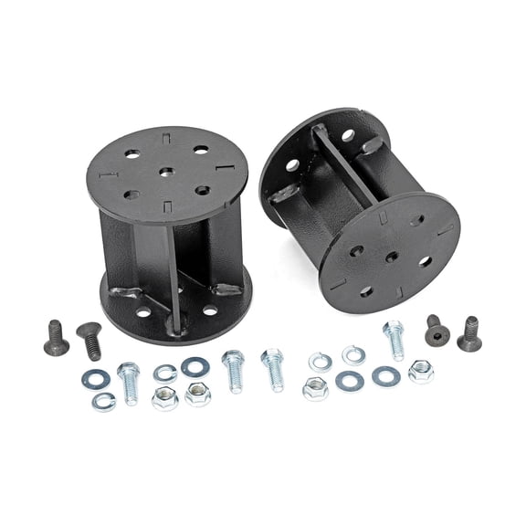 Rough Country 4" 4-Degree Rear Air Spring Spacers for Air Spring Kits - 10013