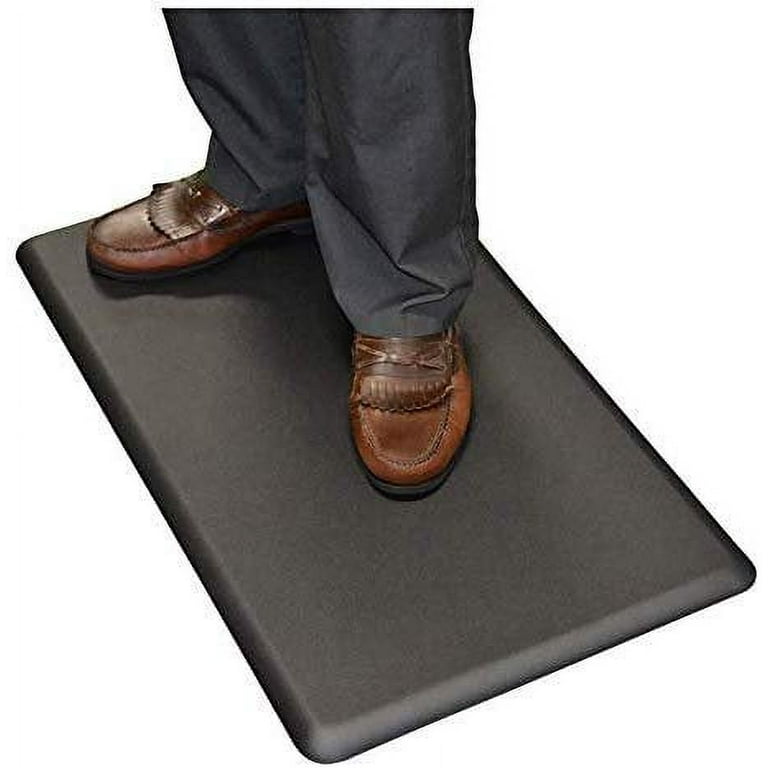 NewLife by GelPro Anti Fatigue Mat: Eco-Pro Foam Anti-Fatigue Comfort Mat -  Standing Desk Pad - Professional Floor Mats for Commercial & Industrial  Work - 18 x 30 Non Slip Ergonomic Mat 