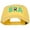 Yellow, variant on Brazil Embroidered Low Profile Cap - Yellow OSFM