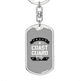 thumbnail image 5 of To My Wife  Proud Coast Guard Wife Stainless Steel or 18k Gold Premium Swivel Dog Tag Keychain, 5 of 15